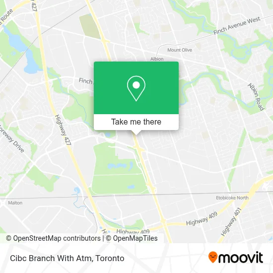 Cibc Branch With Atm map