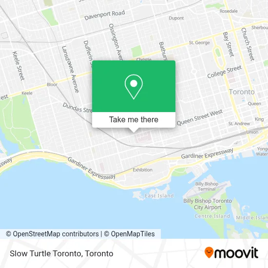 Slow Turtle Toronto map