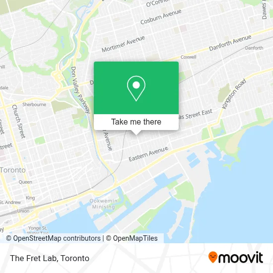 The Fret Lab map