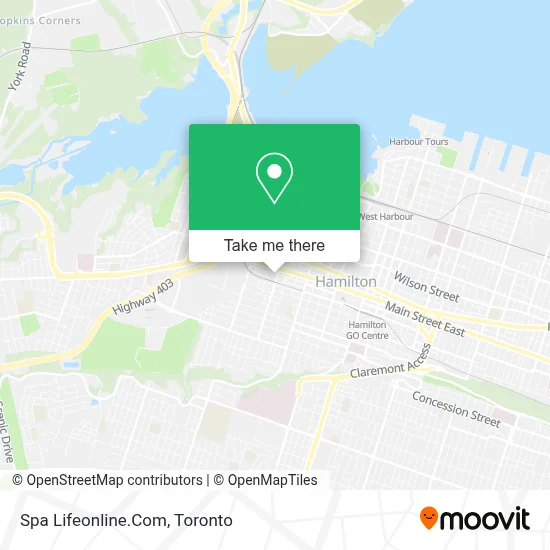 Spa Lifeonline.Com map