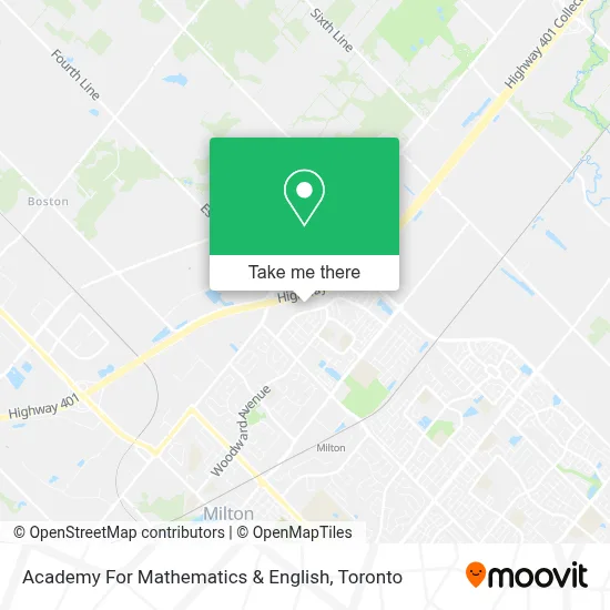 Academy For Mathematics & English map