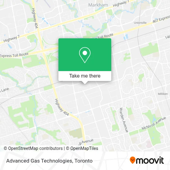 Advanced Gas Technologies map