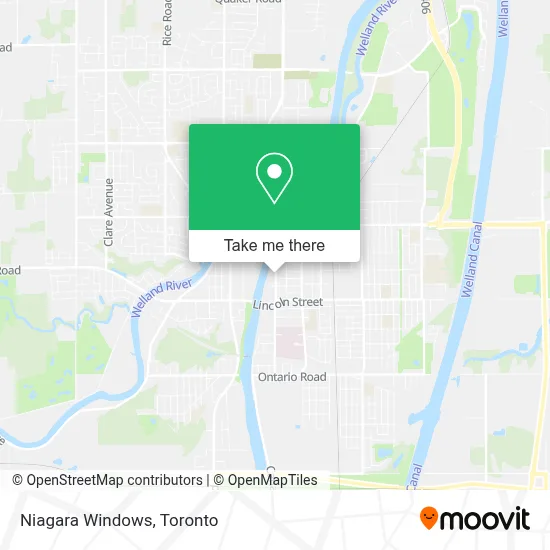 Niagara Windows map
