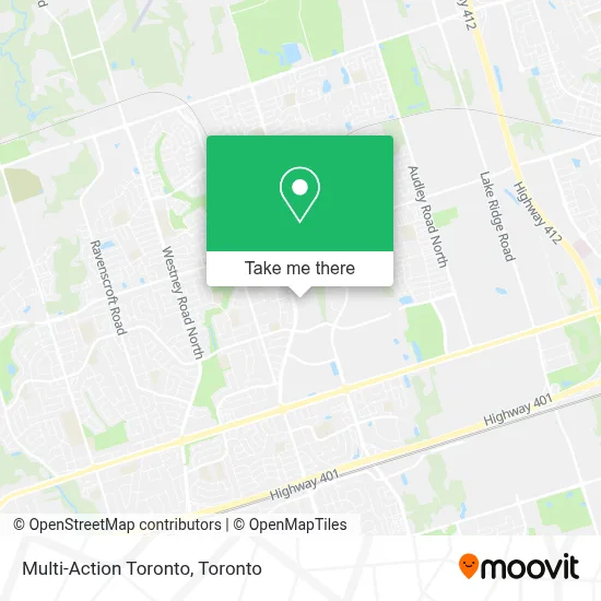Multi-Action Toronto map