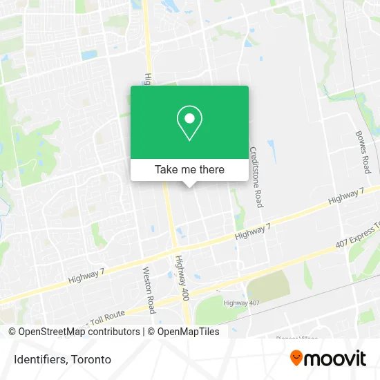 Identifiers map