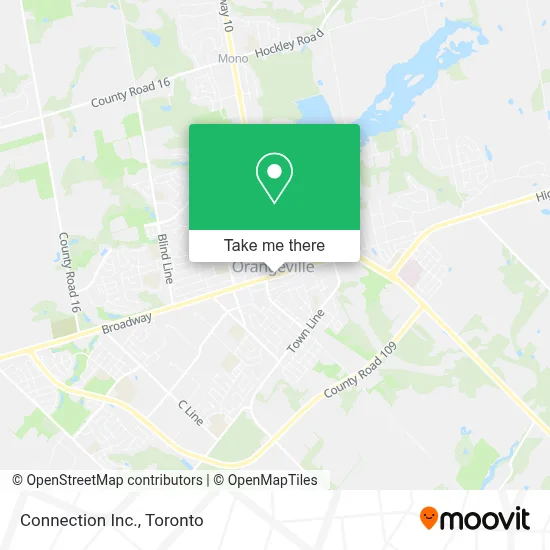Connection Inc. map