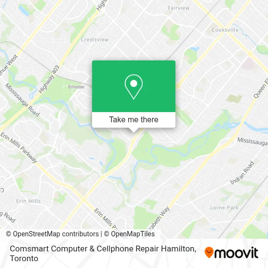 Comsmart Computer & Cellphone Repair Hamilton map