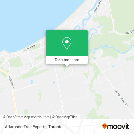 Adamson Tree Experts map