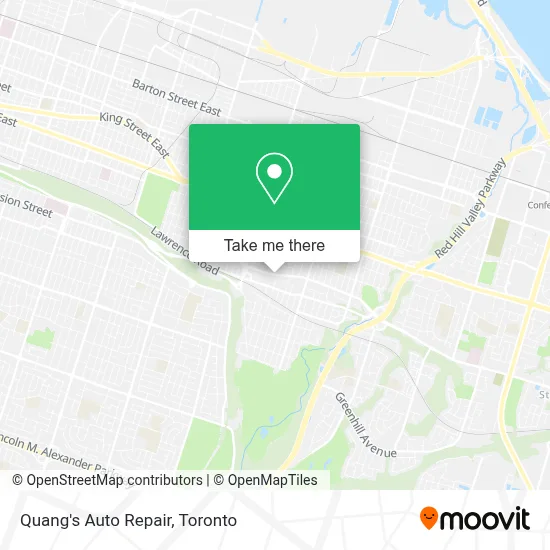 Quang's Auto Repair map