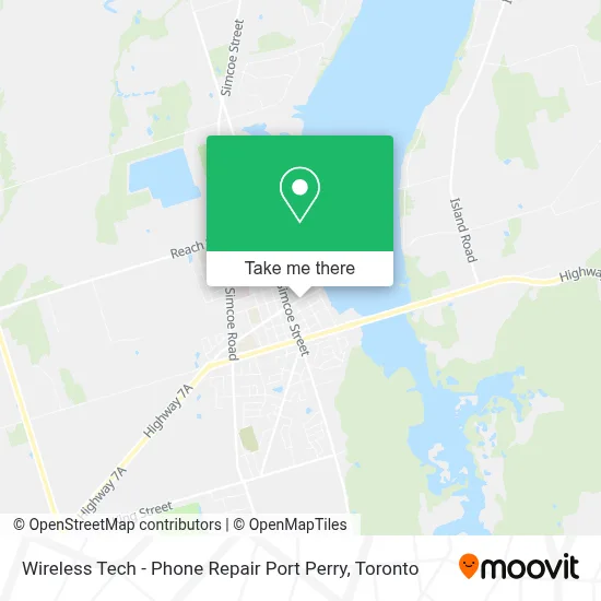 Wireless Tech - Phone Repair Port Perry map