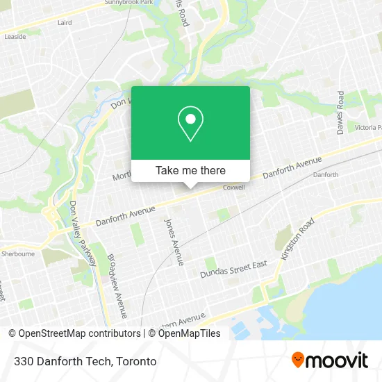 330 Danforth Tech map