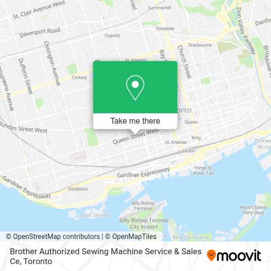 Brother Authorized Sewing Machine Service & Sales Ce map