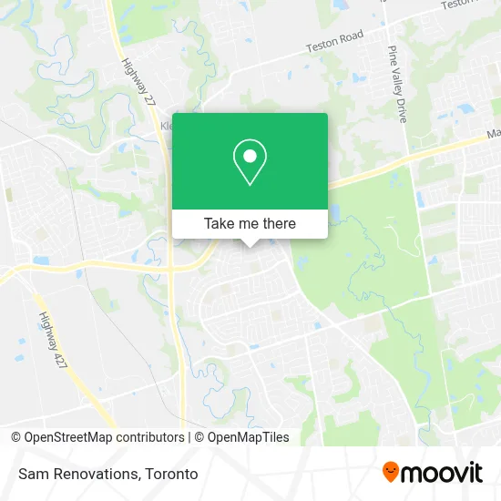 Sam Renovations map