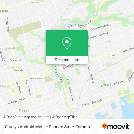 Carolyn Android Mobile Phone's Store map