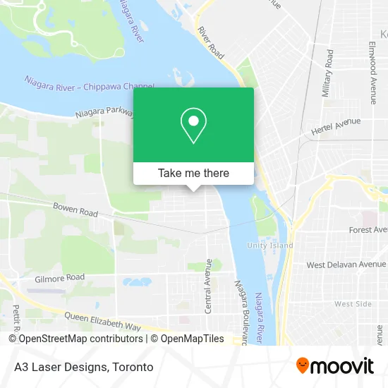 A3 Laser Designs map