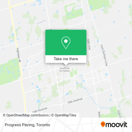 Progress Paving map