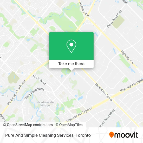 Pure And Simple Cleaning Services map