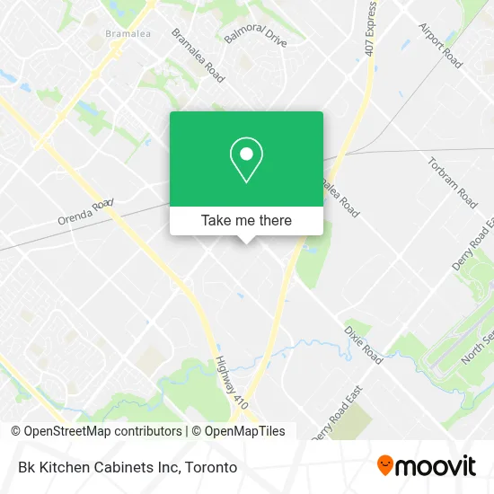 Bk Kitchen Cabinets Inc map