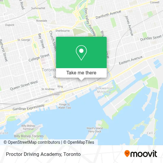 Proctor Driving Academy map