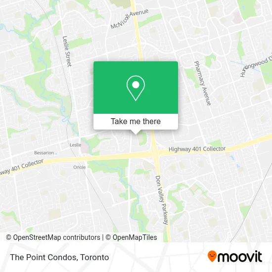 The Point Condos map