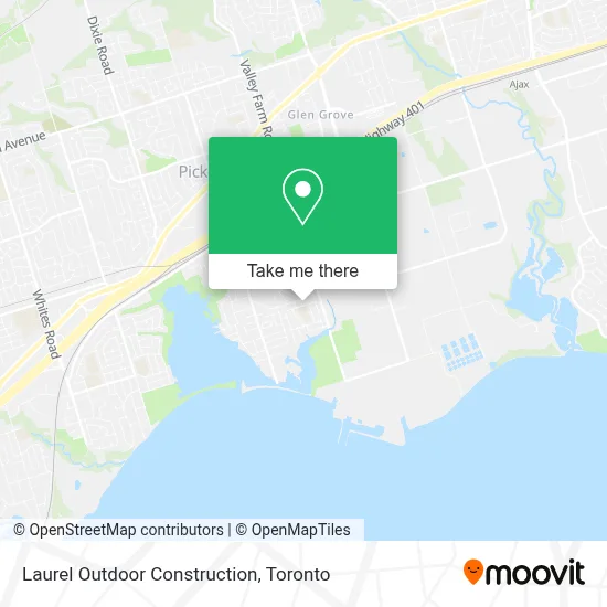 Laurel Outdoor Construction map