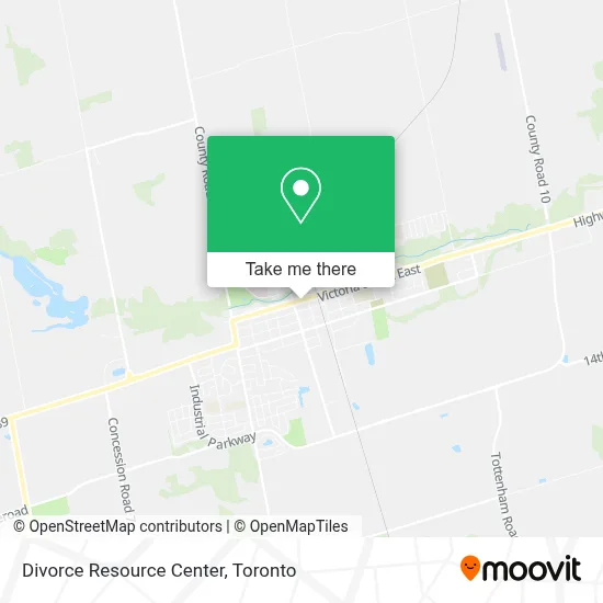 Divorce Resource Center map
