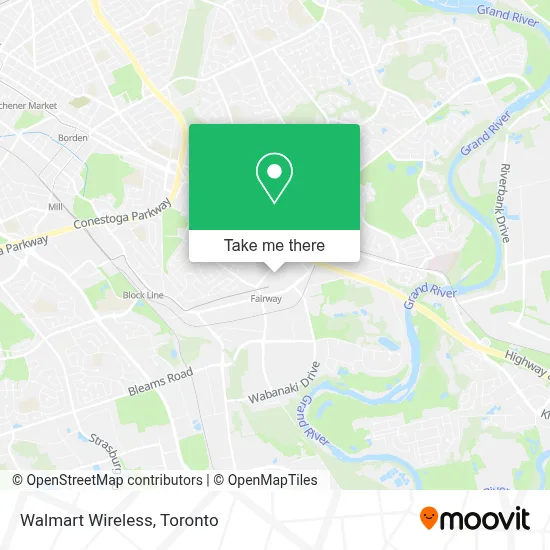 Walmart Wireless map