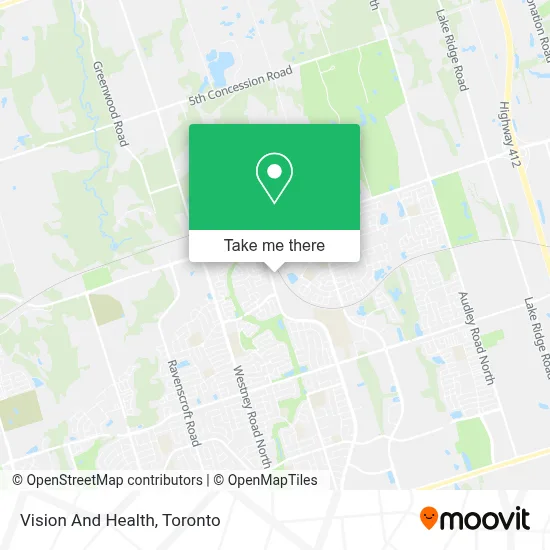 Vision And Health map
