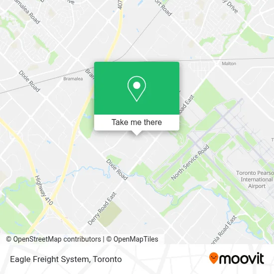 Eagle Freight System map
