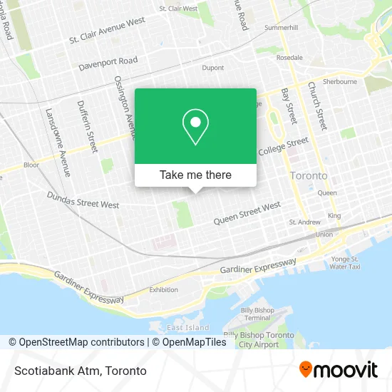 Scotiabank Atm map