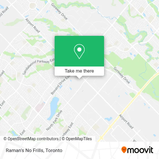 Raman's No Frills map