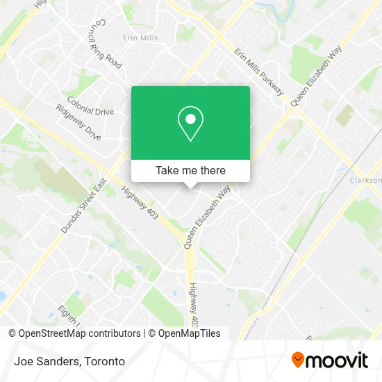 Joe Sanders map