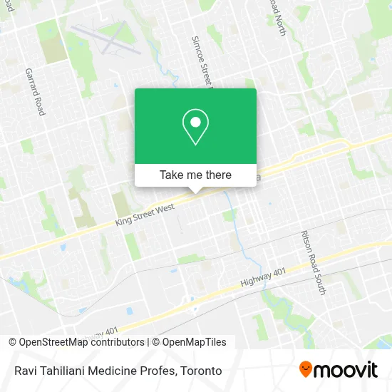 Ravi Tahiliani Medicine Profes map