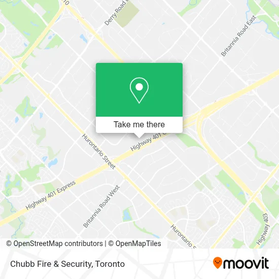 Chubb Fire & Security map