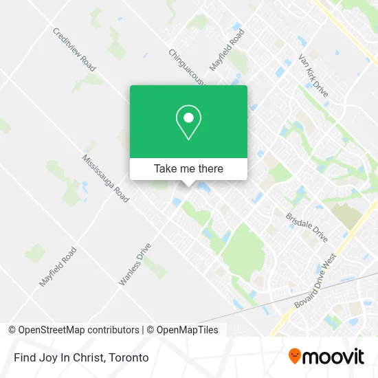 Find Joy In Christ map