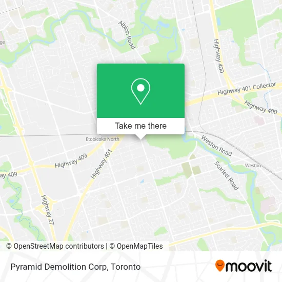 Pyramid Demolition Corp map