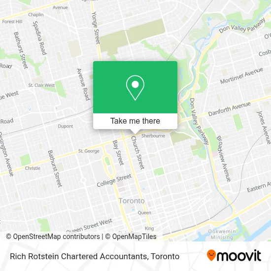 Rich Rotstein Chartered Accountants map