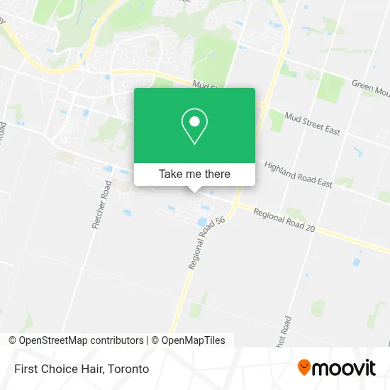 First Choice Hair map