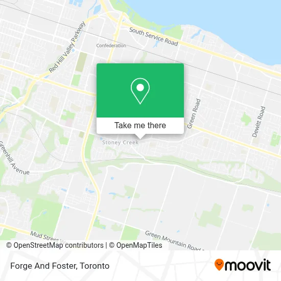 Forge And Foster map