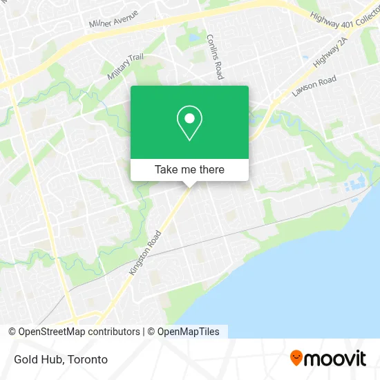 Gold Hub map