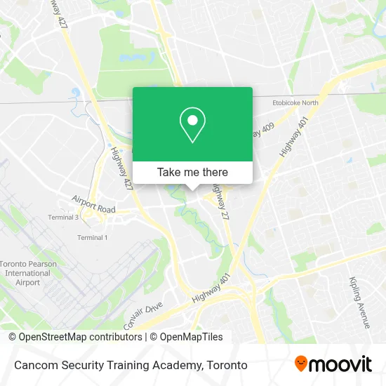 Cancom Security Training Academy map
