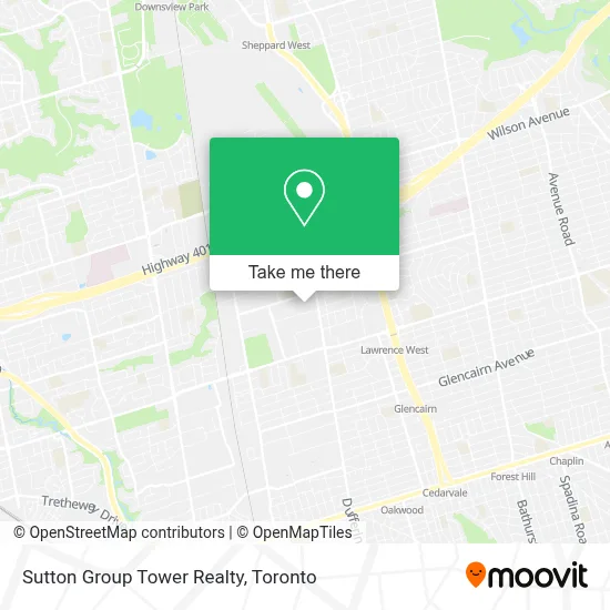 Sutton Group Tower Realty map
