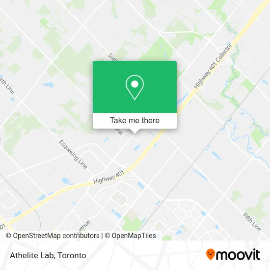 Athelite Lab map