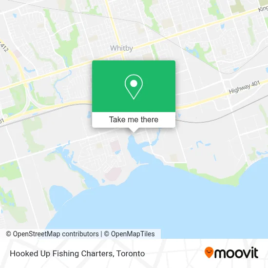 Hooked Up Fishing Charters map