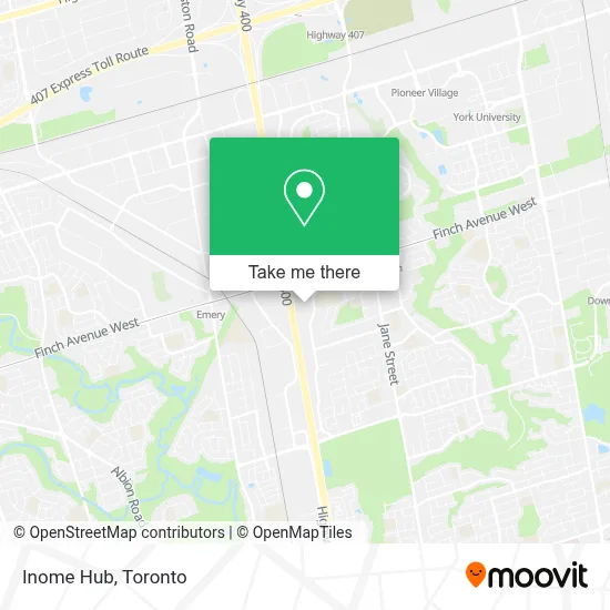 Inome Hub map