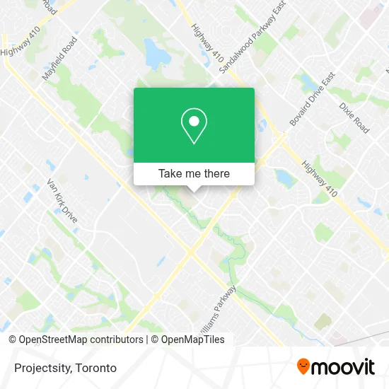 Projectsity map