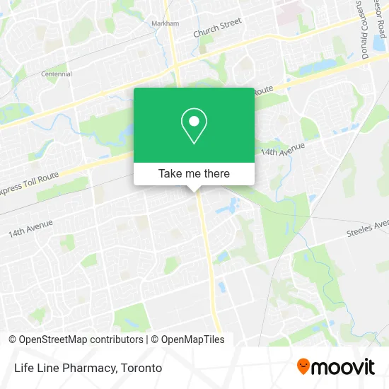 Life Line Pharmacy map