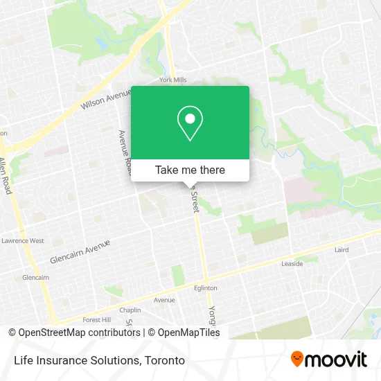 Life Insurance Solutions map