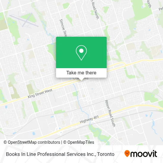 Books In Line Professional Services Inc. map