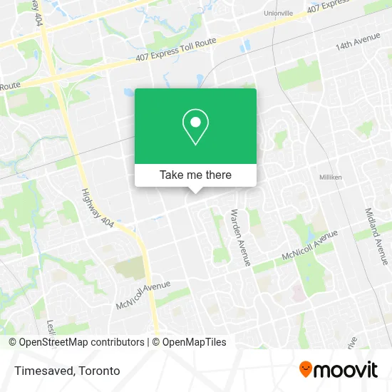 Timesaved map